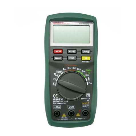 Mastech ms6231 Operator's manual