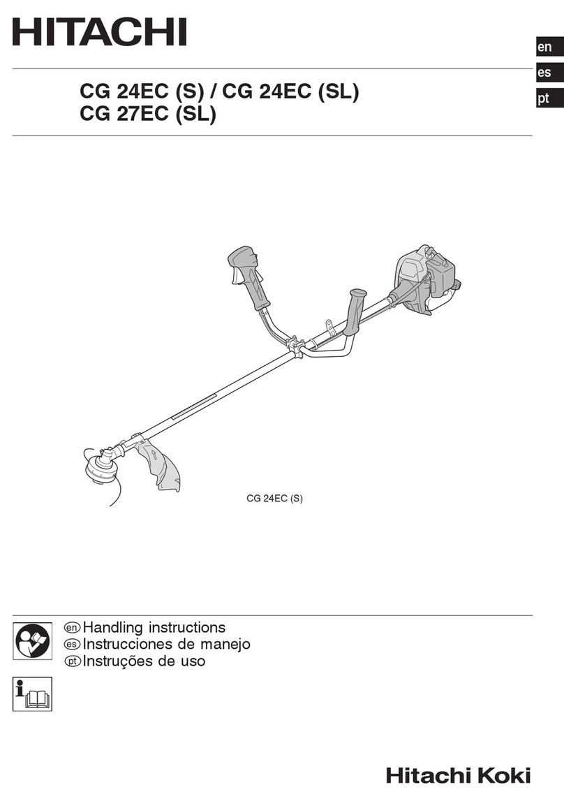 Hitachi CG 24EC (S) Handling instructions