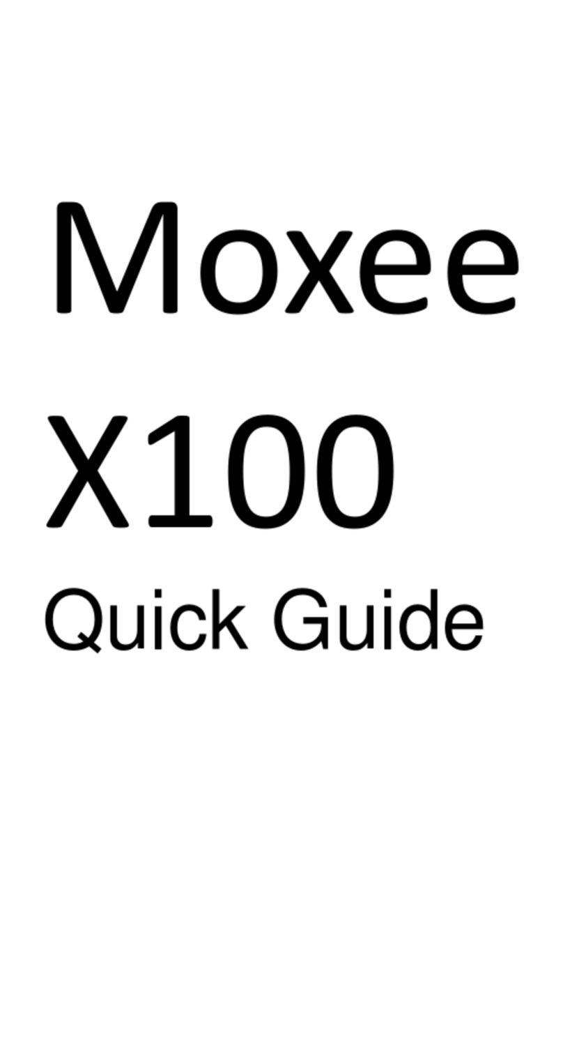 Moxee X100 User manual