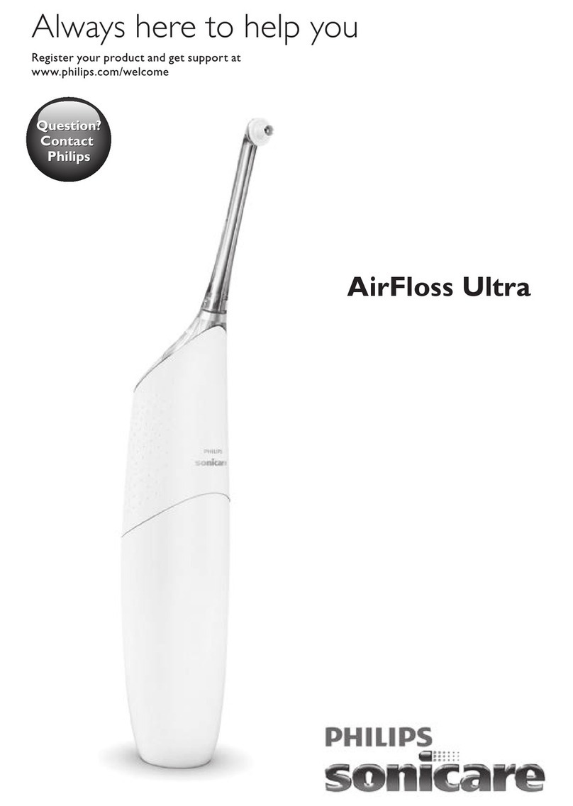 Philips Sonicare AirFloss Ultra HX8331 User manual