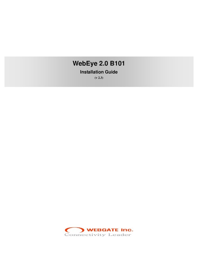 WebGate webeye 2.0 b101 installation guide
