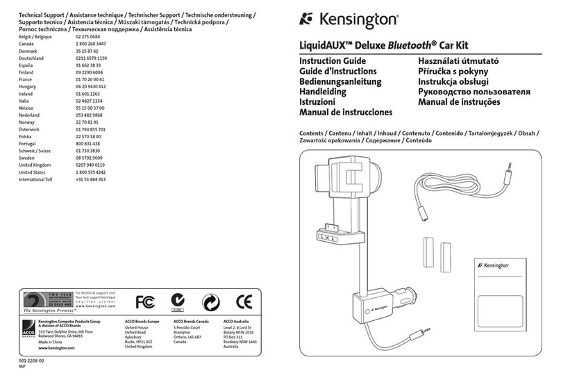 Kensington liquidaux Instruction guide