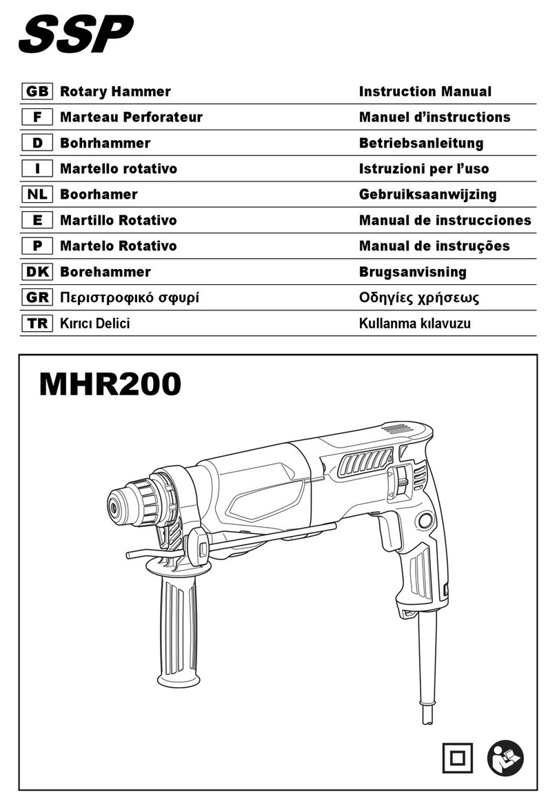 SSP MHR200 instruction manual