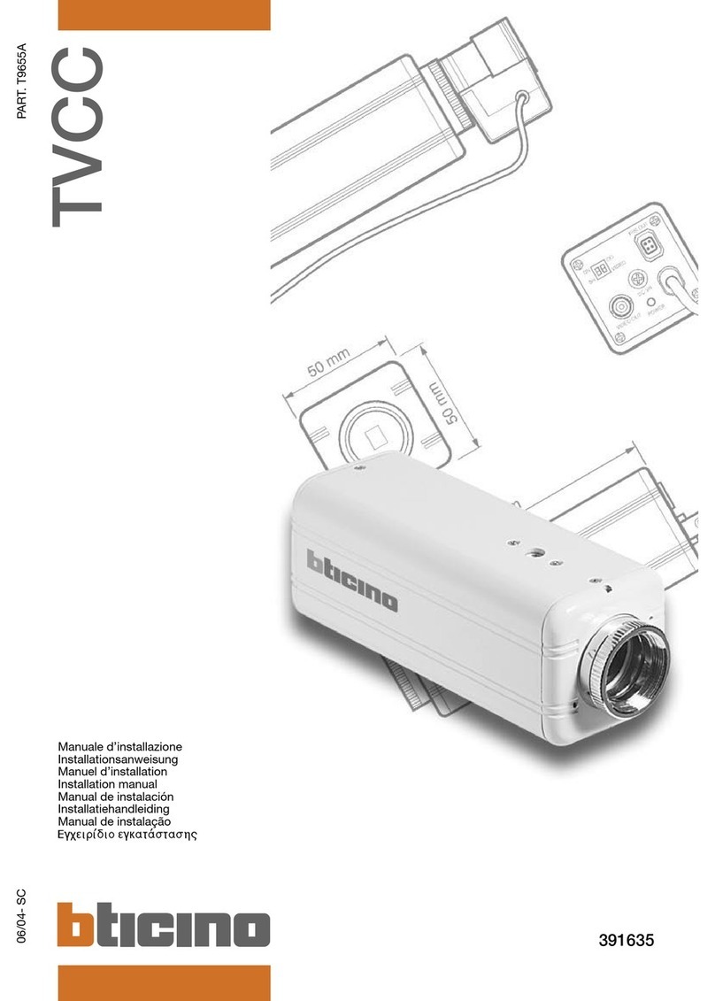 Bticino TVCC User manual