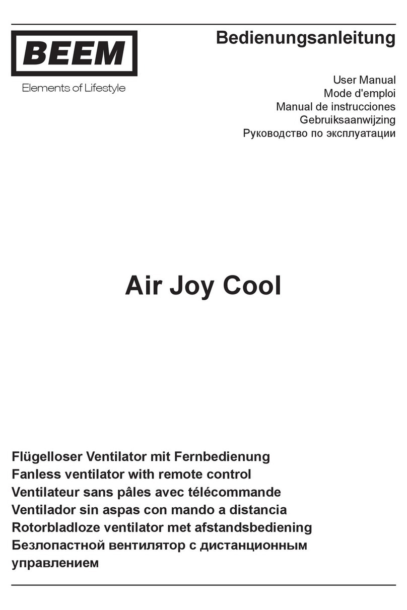 Beem Air Joy Cool User manual