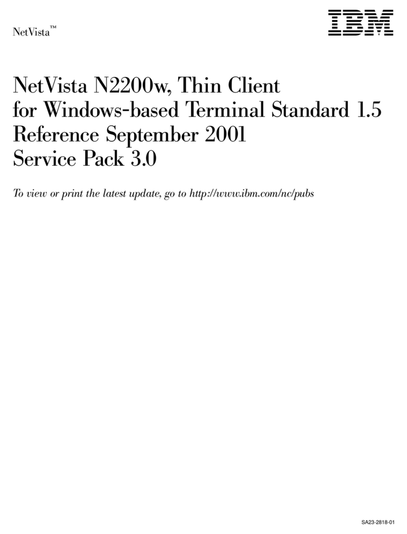 IBM NetVista N2200w Reference manual