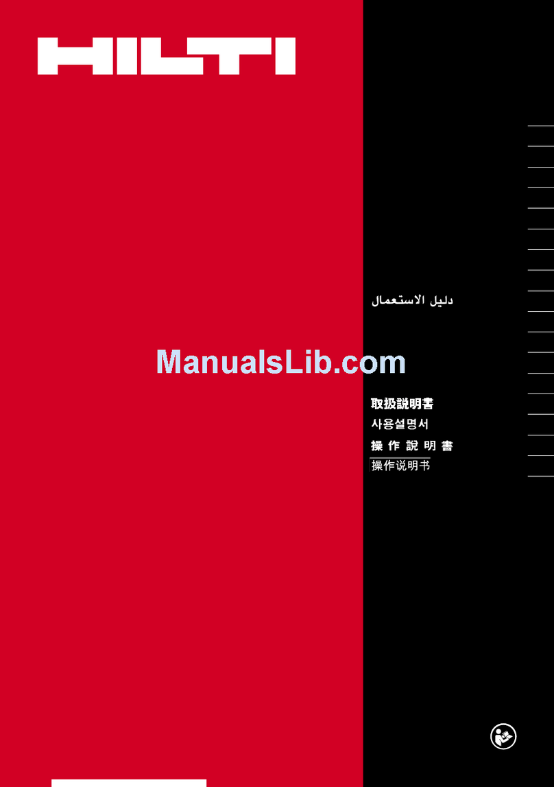 Hilti TE 4-A22 operating instructions