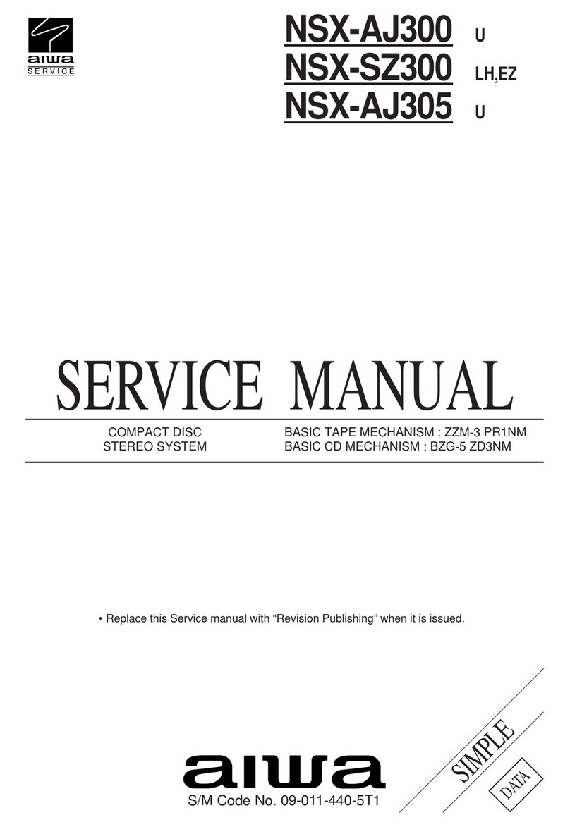 Aiwa NSX-AJ300 User manual