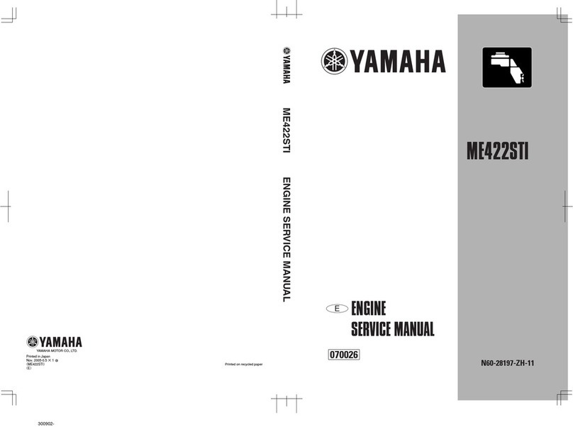 Yamaha ME422STI Service manual