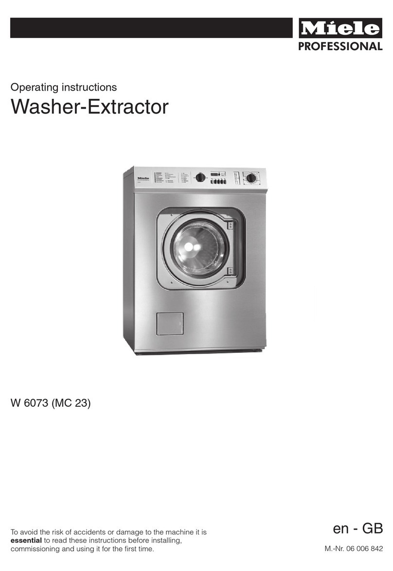 Miele W 6073 (MC 23) User manual
