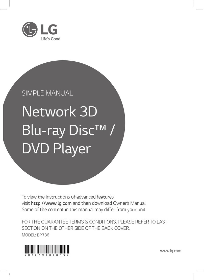 LG BP736 Network manual