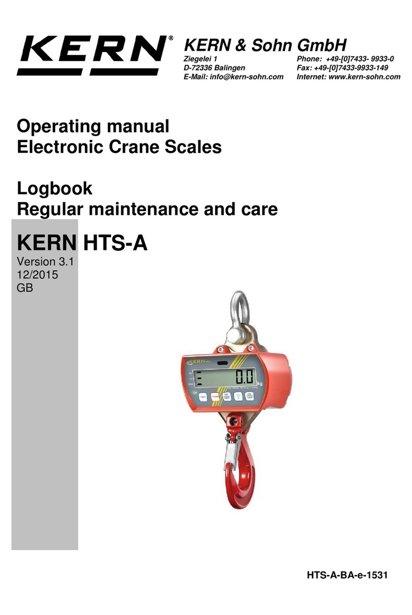 KERN HTS-A User manual