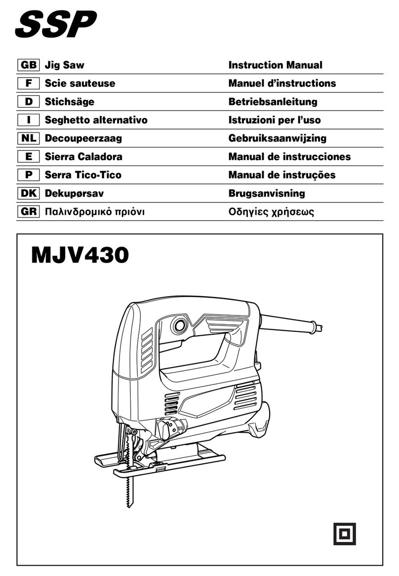 SSP MJV430 instruction manual