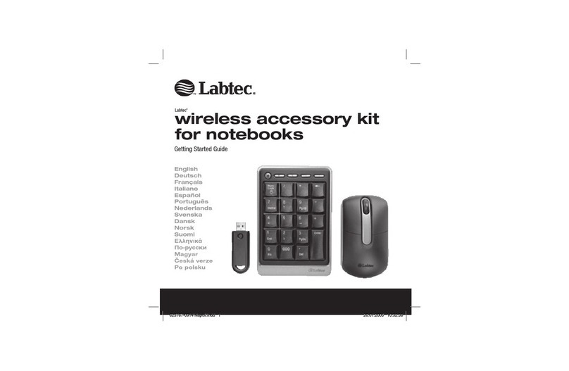 LABTEC Wireless Accessory Kit for Notebooks Getting started guide
