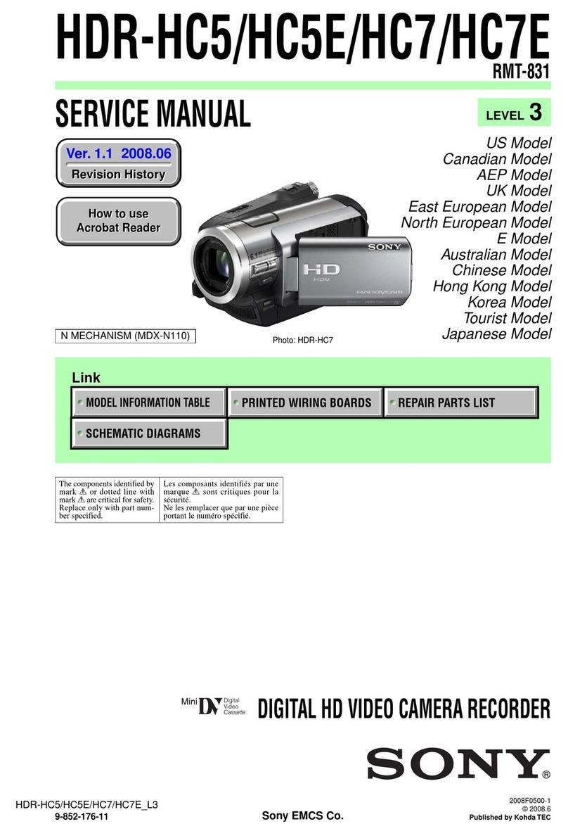 Sony Handycam HDR-HC5 User manual