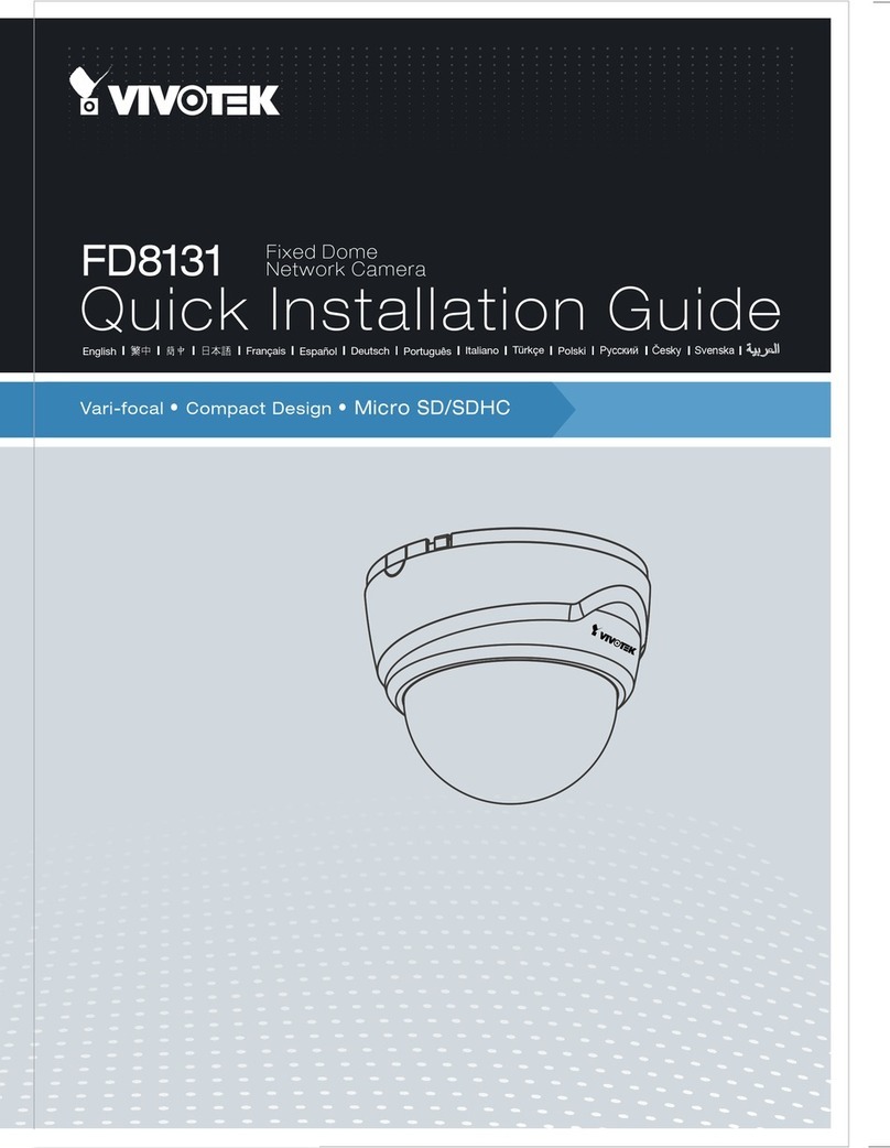 Vivotek FD8131 Quick installation guide