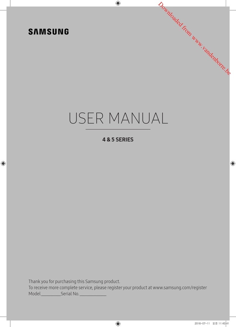 Samsung 5 Series User manual Samsung 5 Series User manual