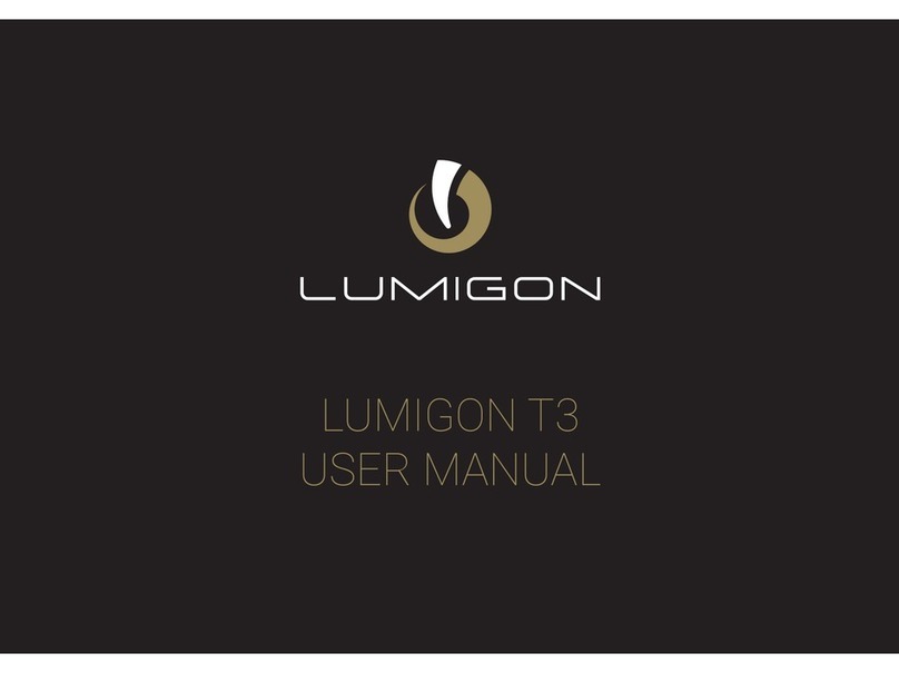 Lumigon T3 User manual