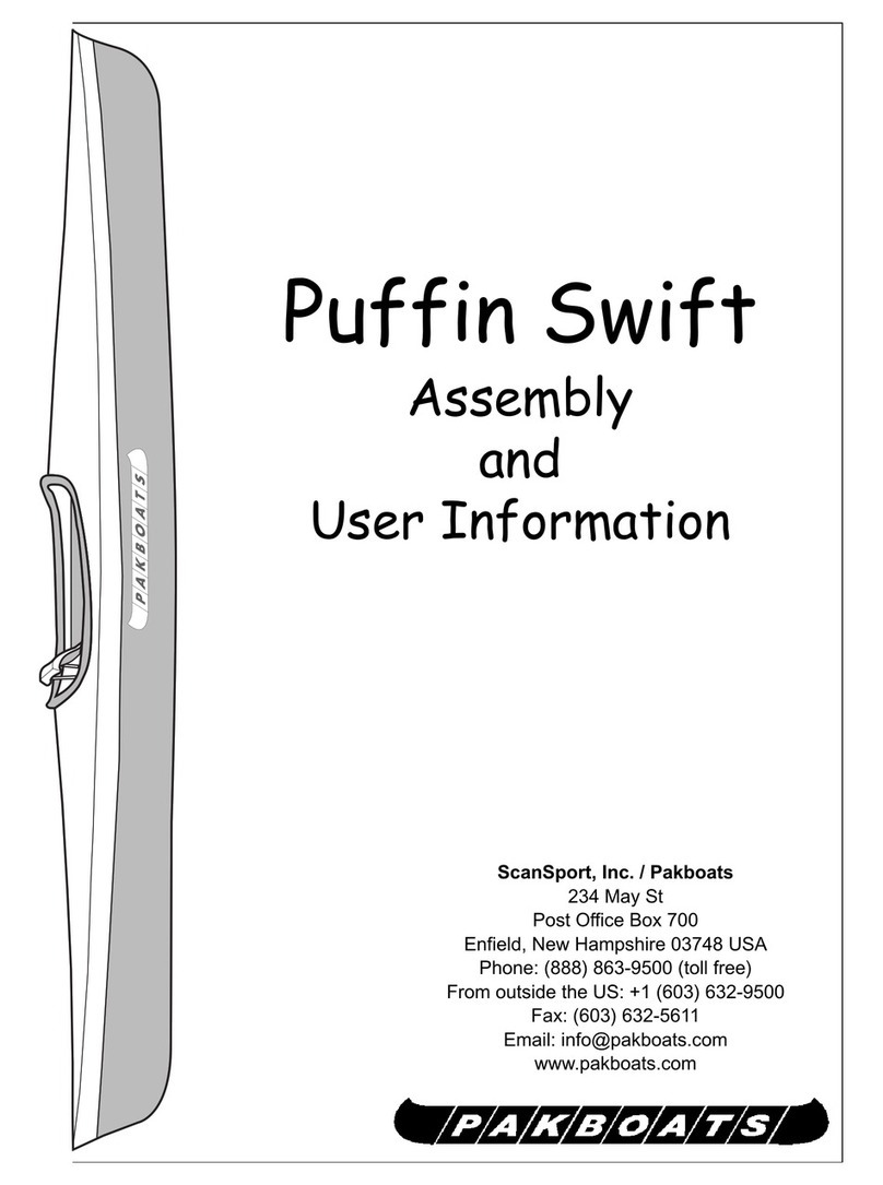 Pakboats Puffin Swift User information
