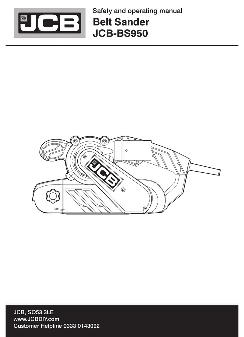 jcb JCB-BS950 Safety and operating manual