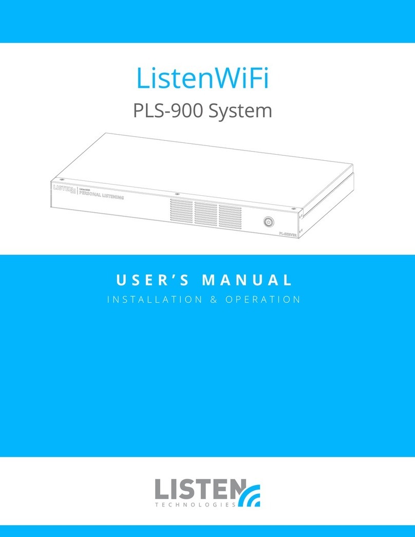 Listen Technologies PLS-900 user manual