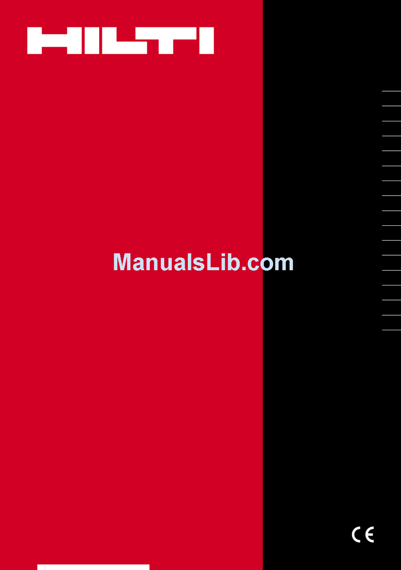 Hilti TE 70-D/AVR User manual Hilti TE 70-D/AVR User manual