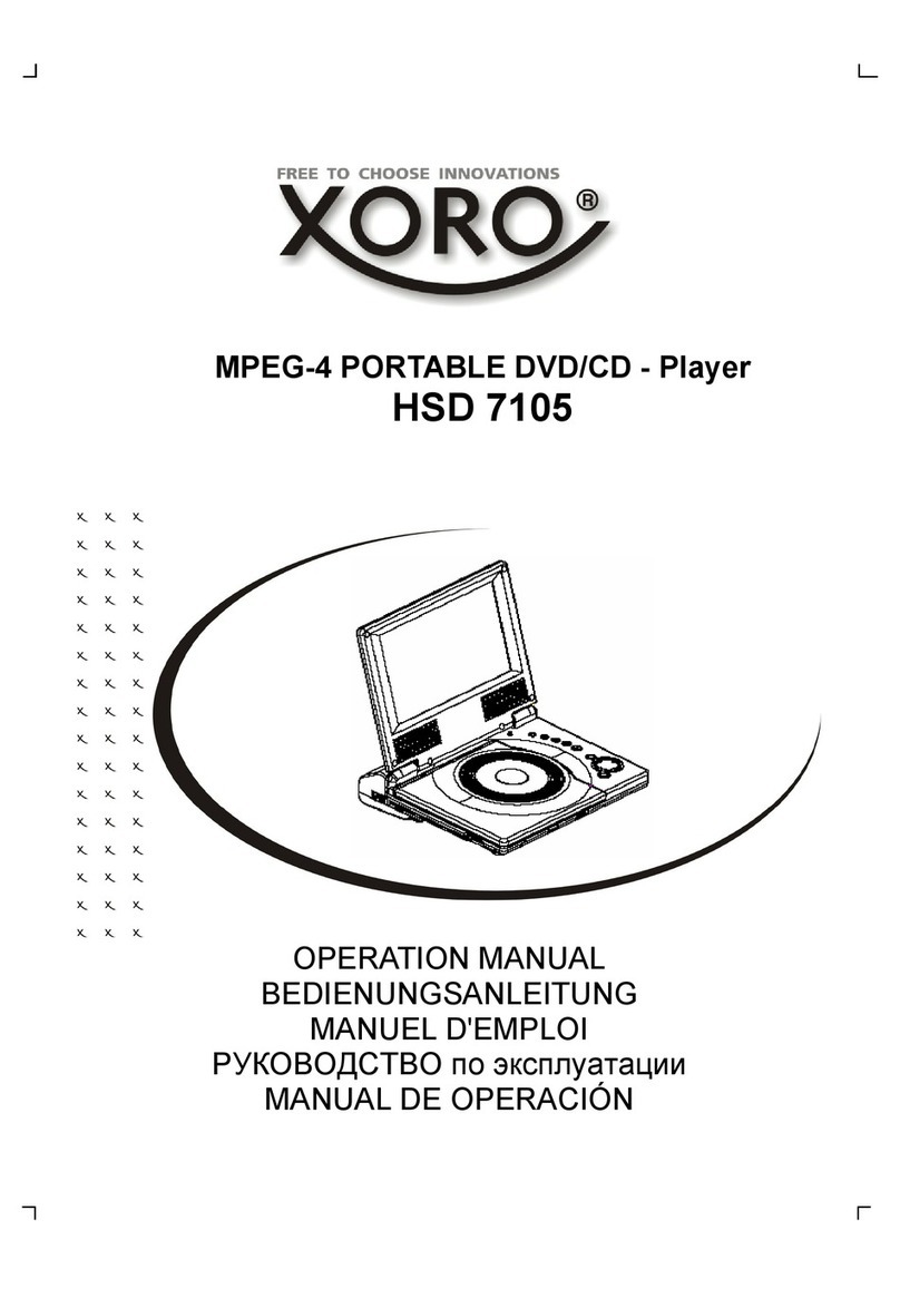 Xoro HSD 7105 Operation manual
