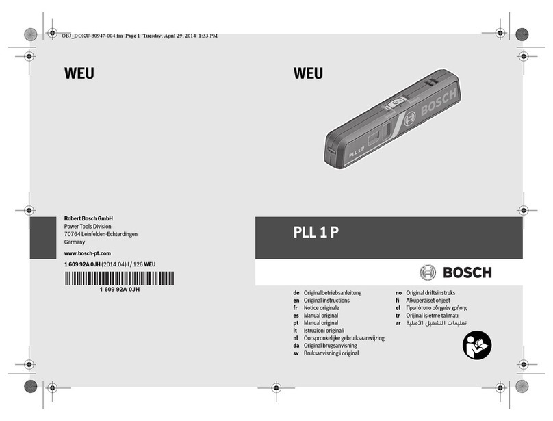 Bosch PLL 1 P Original instructions