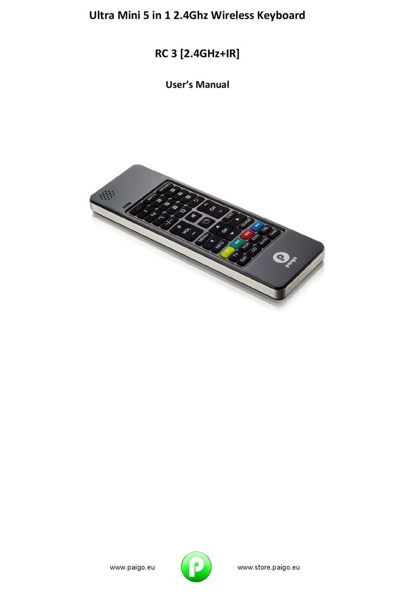 Paigo RC 3 user manual