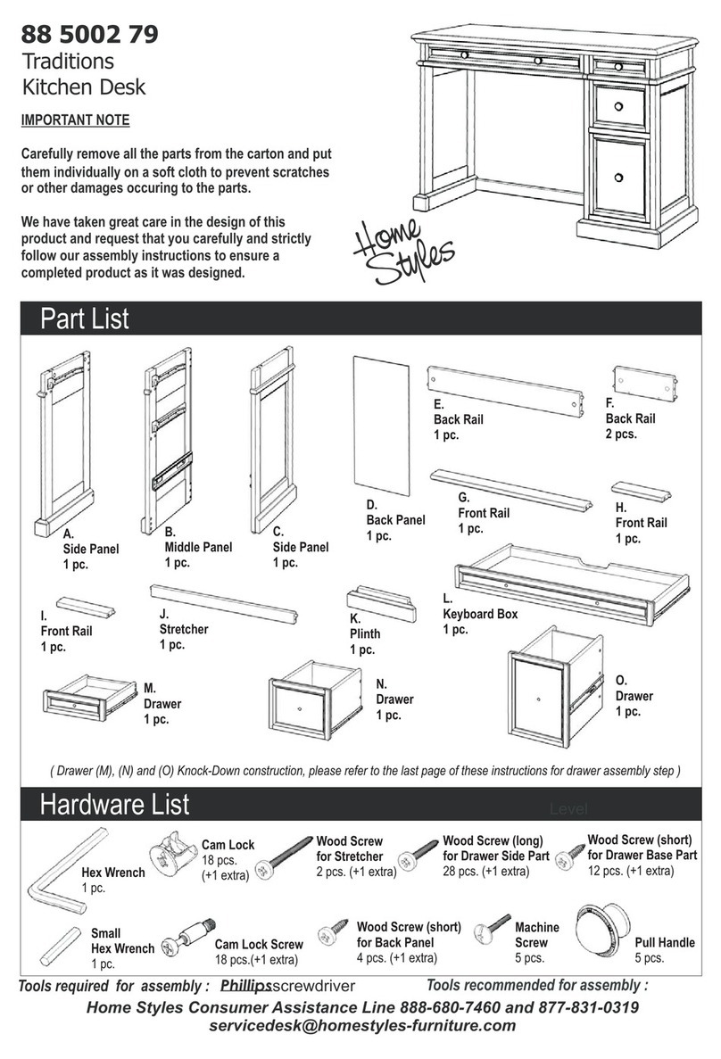 Home Styles 88 5002 79 User manual