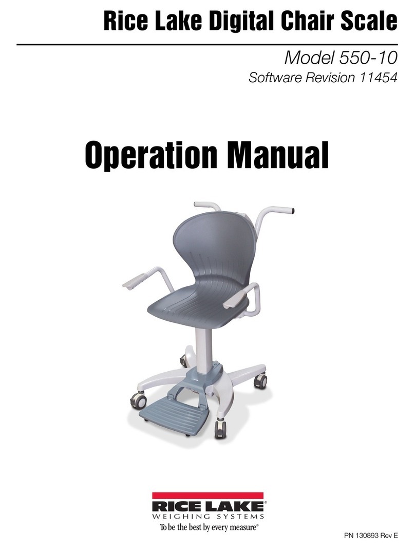 Rice Lake 550-10 Operation manual Rice Lake 550-10 Operation manual