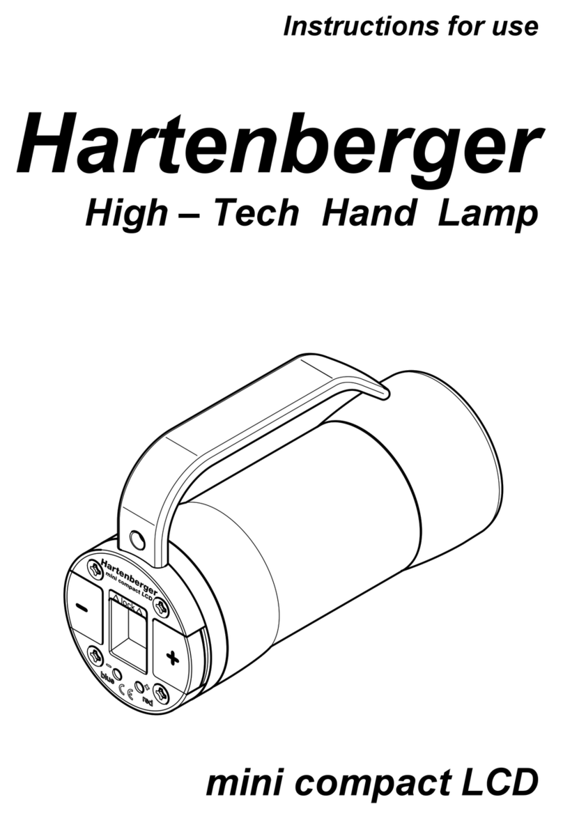 Hartenberger Mini Compact LCD User manual
