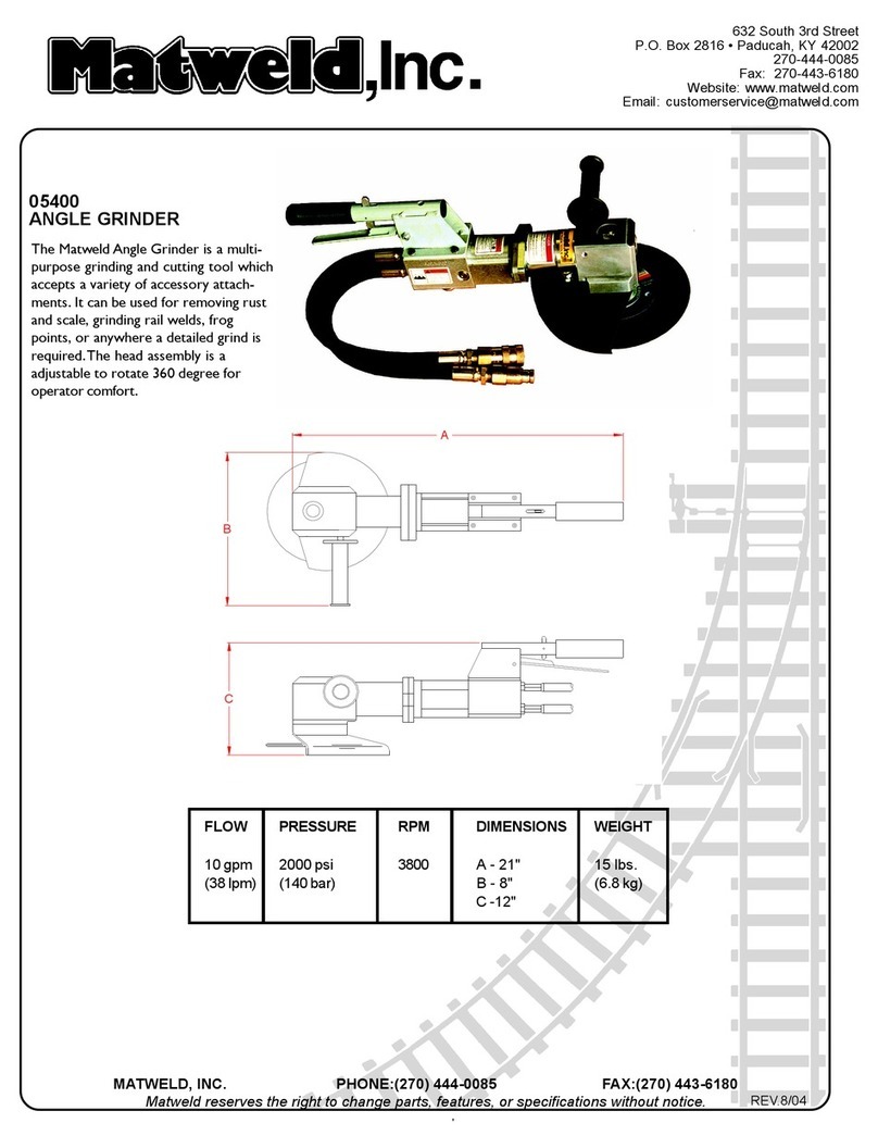 Matweld 05400 user manual