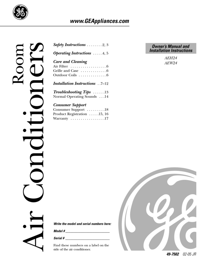 GEAppliances AEH24 User manual
