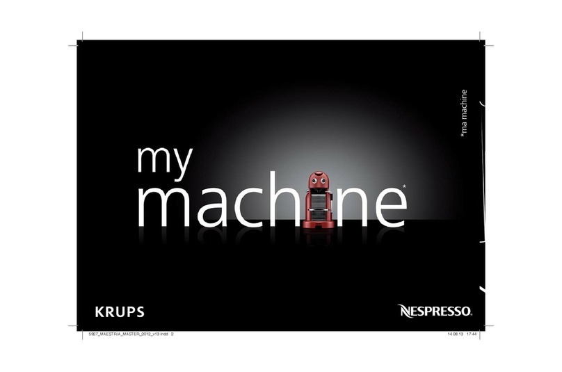 Krups MAESTRA XN800 User manual