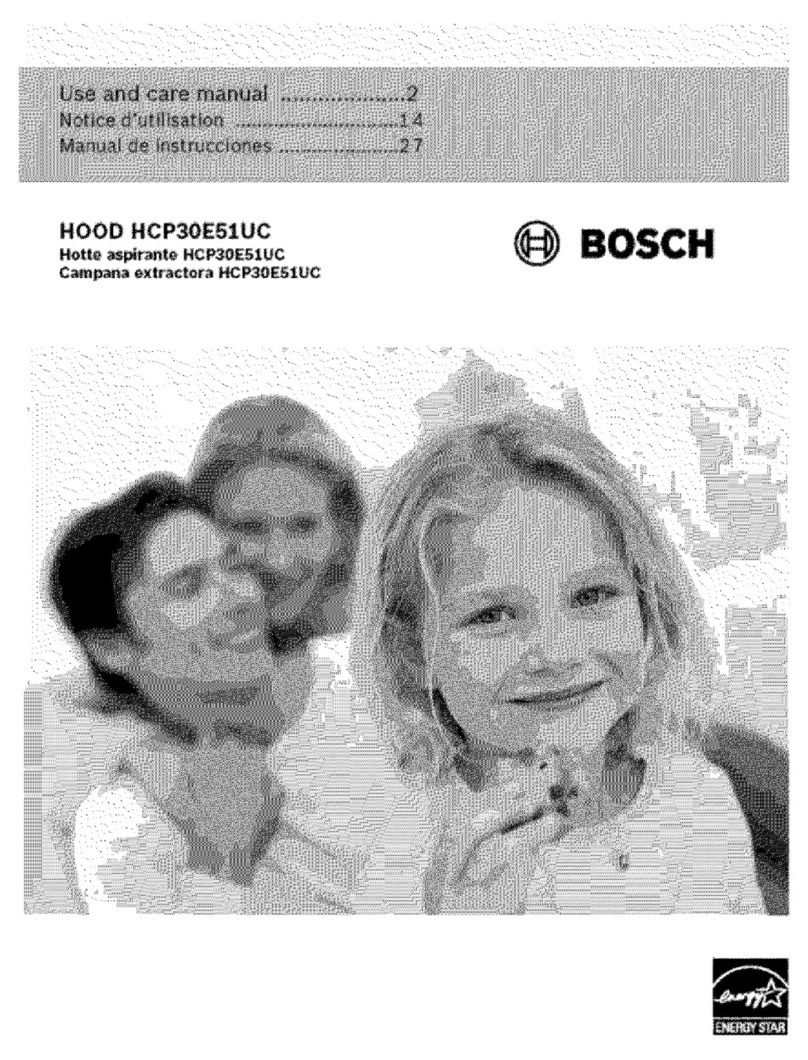 Bosch HCP30E51UC User manual