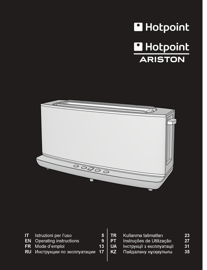 Hotpoint Ariston TT 12E EU operating instructions Hotpoint Ariston TT 12E EU operating instructions