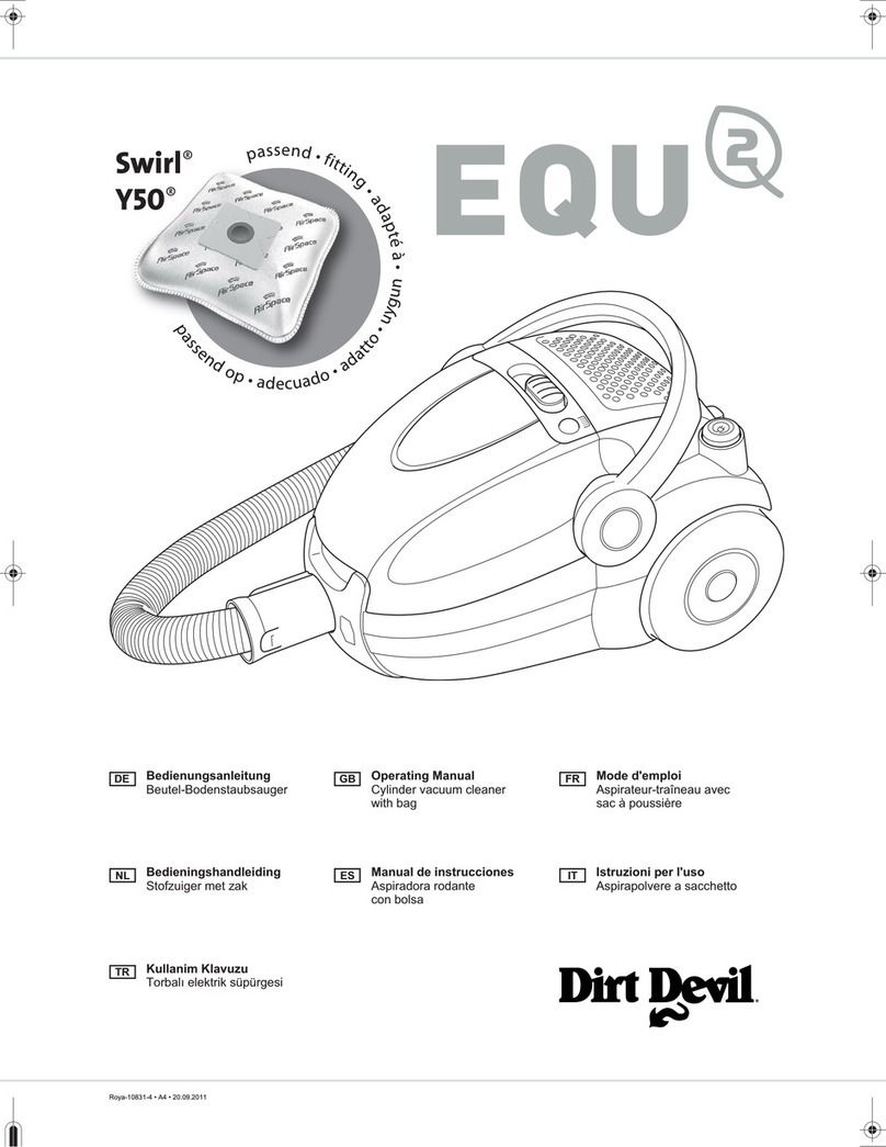 Dirt Devil EQU 2 operating manual