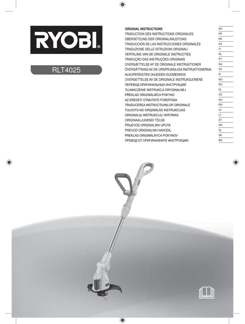Ryobi rlt4025 Original instructions