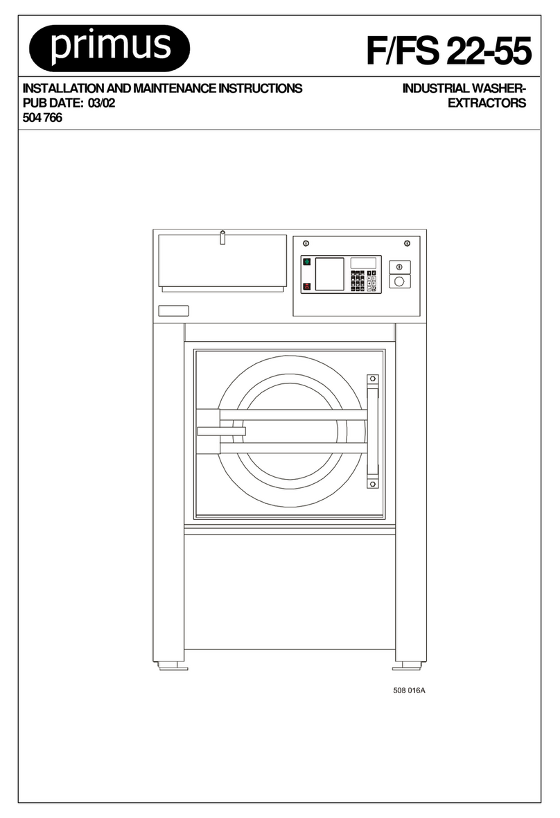 Primus F 22-55 Installation and maintenance instructions