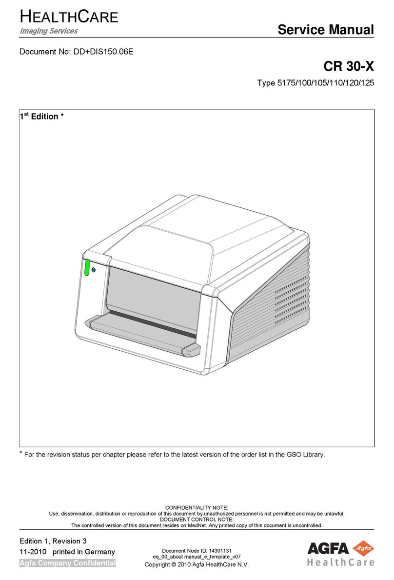 AGFA CR 30-X User manual