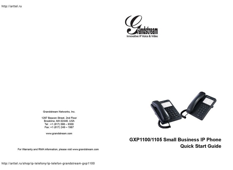 Grandstream Networks GXP-1100 User manual