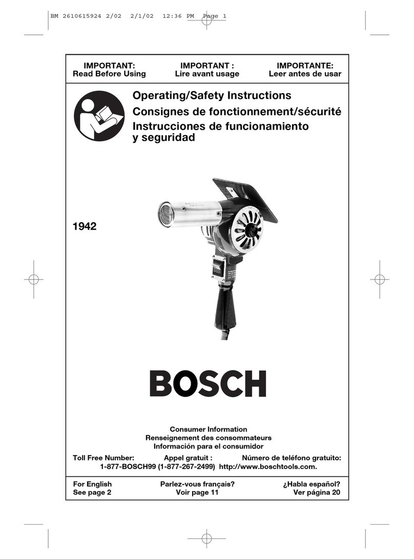 Bosch 1942 Assembly instructions