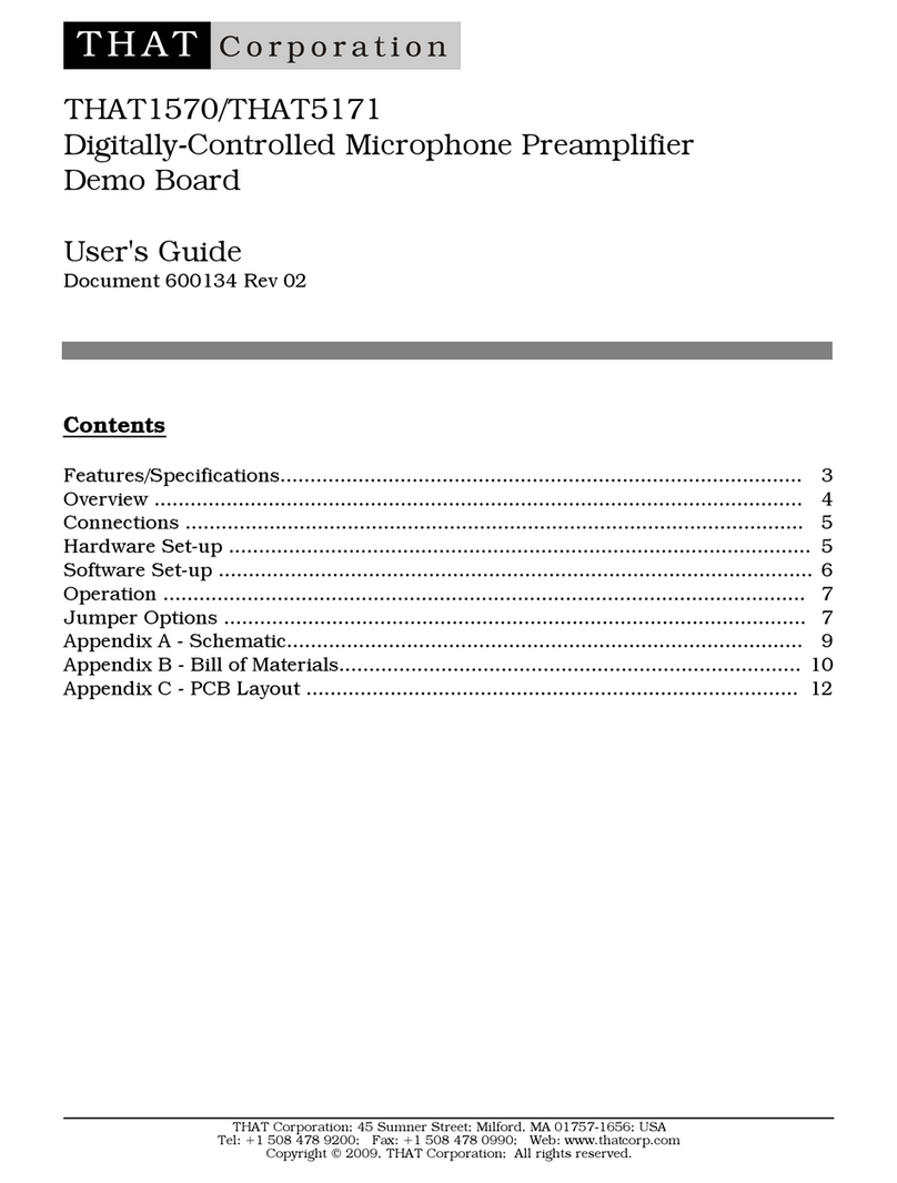 THAT CORPORATION THAT1570 user guide