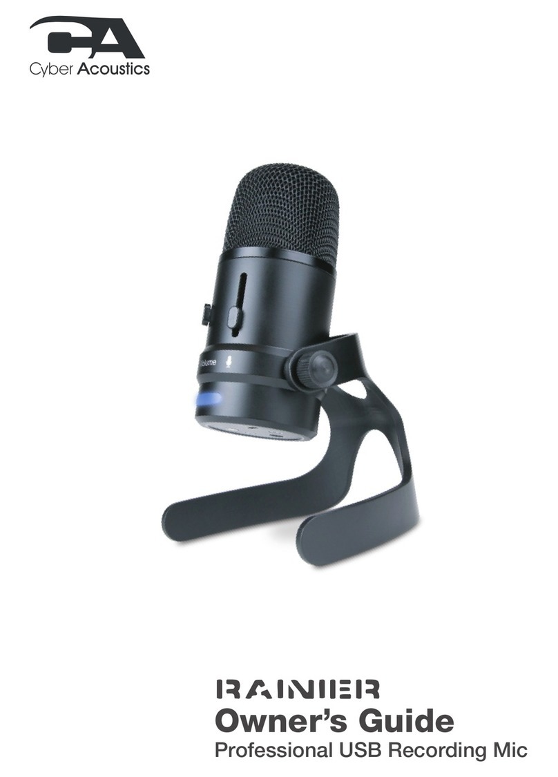 Cyber Acoustics CVL-2004 User manual
