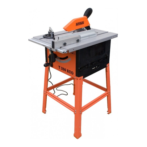 ATIKA T 250 ECO User manual