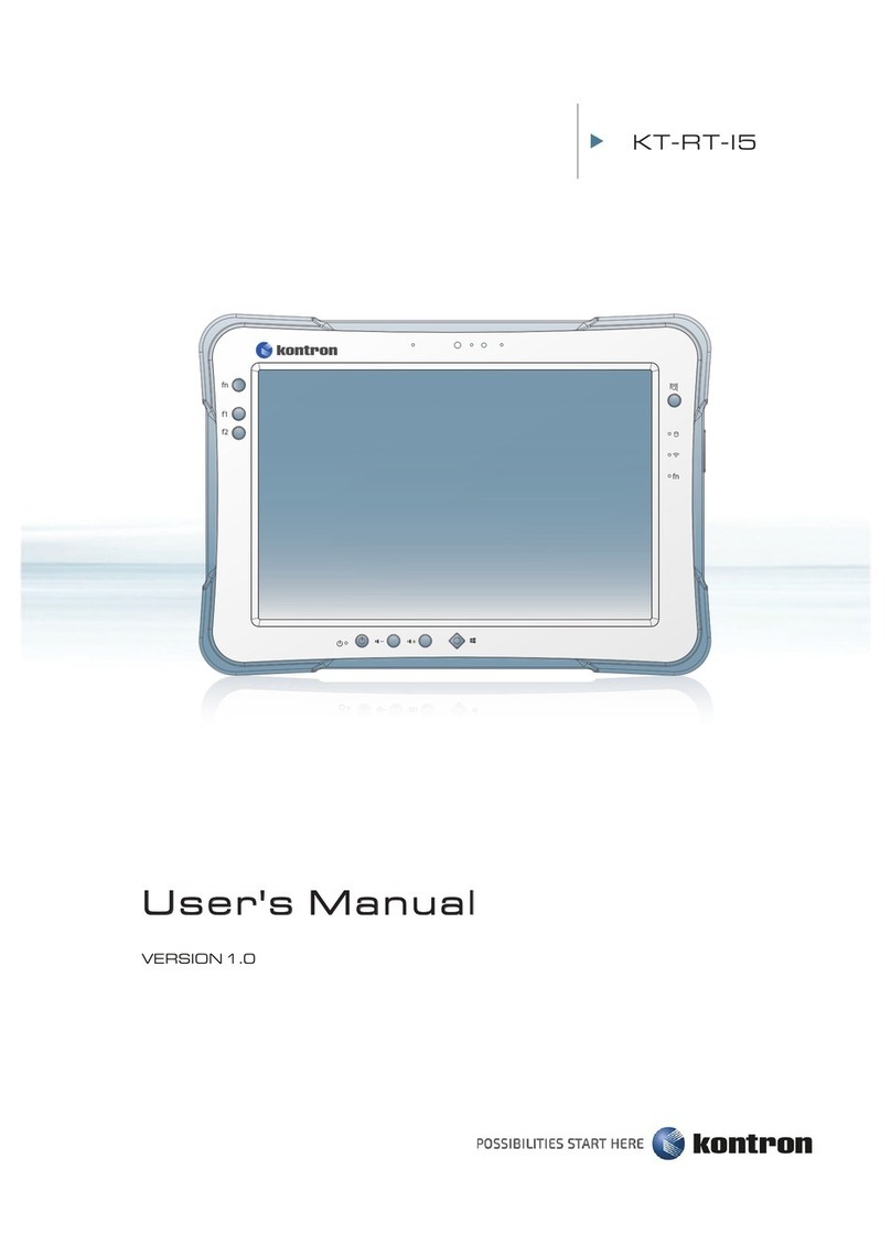 Kontron KT-RT-I5 User manual