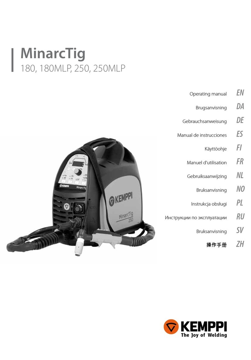 Kemppi MinarcTig 180 User manual