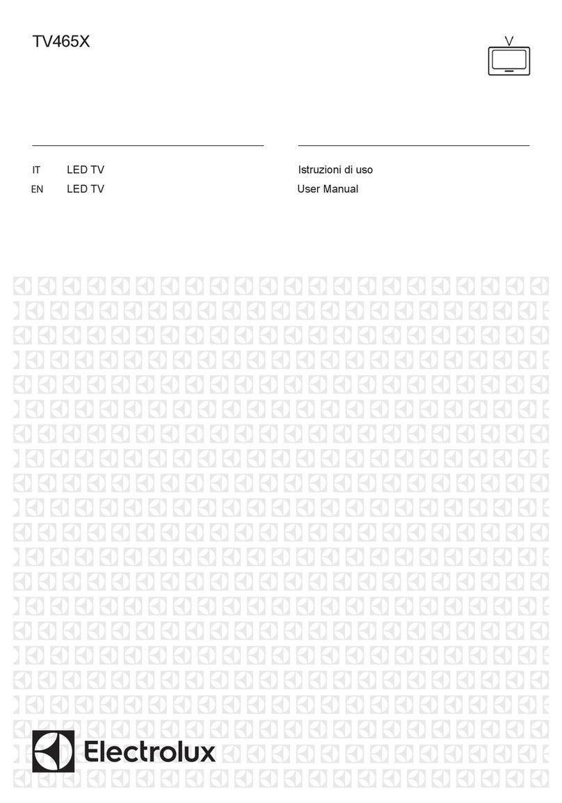Electrolux TV465X user manual
