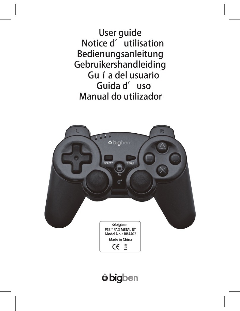 Bigben PS3 PAD BT User manual